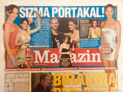 Haber Türk Gazetesi Magazin Eki 19 Ekim 2009 - Sızma Portakal, Şebnem Geri Döndü, 300 Bin Dolarlık Bar Mitzvah GZ40167 - 1