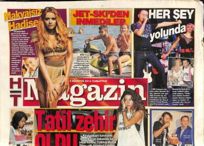 Haber Türk Gazetesi Magazin Eki 2 Ağustos 2014 - Makyajsız Hadise - Güldür Güldür Geliyorlar GZ116722 - 1
