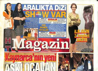 Haber Türk Gazetesi Magazin Eki 21 Kasım 2013 - Oktay Kaynarcanın Yeni Aşkı Melike Öcalan GZ107444 - 1