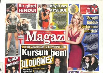 Haber Türk Gazetesi Magazin Eki 21 Kasım 2015 - 4 Yıl Önce Vurulan İbrahim Tatlısesten Mesajlı Şarkı GZ100851 - 2