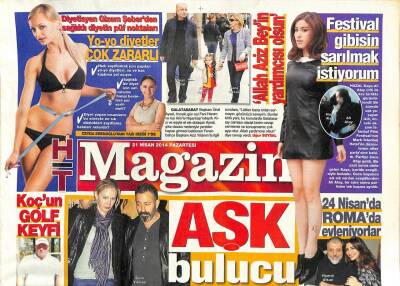 Haber Türk Gazetesi Magazin Eki 21 Nisan 2014 - Hülya Avşar Yönetmenlik Yapacak... - Tuğba Özerkden Derin Darbe GZ113241 - 1