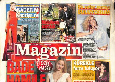 Haber Türk Gazetesi Magazin Eki 22 Ocak 2014 - Serdar Ortaç , Chloeye İsim Arıyor - Nejat İşler Siroz Değil GZ125400 - 1
