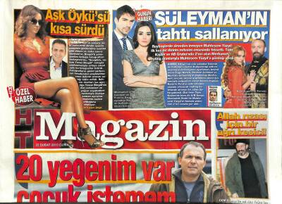 Haber Türk Gazetesi Magazin Eki 22 Şubat 2013 - Sertab Erener Levent Yüksel Çok Ayıp Etmiş ! GZ113164 - 1