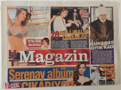 Haber Türk Gazetesi Magazin Eki 24 Ekim 2012 - Serenay Sarıkaya Albüm Çıkarıyor , Türkan Şoray Romatizma Hapının Reklam Yüzü Oldu GZ28197 - 1