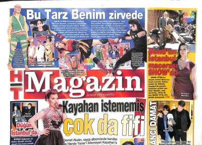 Haber Türk Gazetesi Magazin Eki 24 Kasım 2014 - Kayahan İstememiş Çokta Fifi GZ107007 - 1