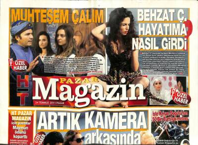 Haber Türk Gazetesi Magazin Eki 24 Temmuz 2011 - Sinem Kobal Artık Kamera Arkasında GZ107649 - 1