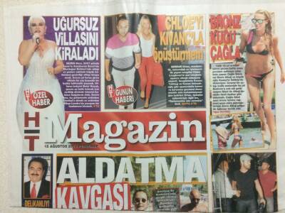 Haber Türk Gazetesi Magazin Eki 25 Ağustos 2013 - Sezen Aksu Uğursuz Villasını Kiraladı GZ29759 - 1