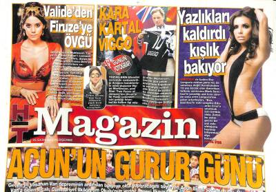 Haber Türk Gazetesi Magazin Eki 25 Ekim 2012 - Acunun Gurur Günü GZ104813 - 1