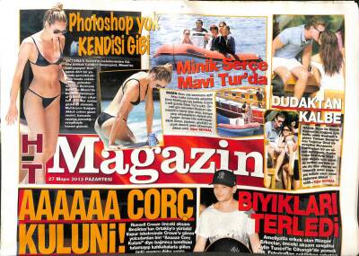 Haber Türk Gazetesi Magazin Eki 27 Mayıs 2013 - Minik Serçe Mavi Turda GZ107008 - 1