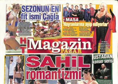 Haber Türk Gazetesi Magazin Eki 28 Haziran 2015 - Arda Turan-Aslıhan Doğan Çifti Bodrumda Ortaya Çıktı GZ124791 - 1