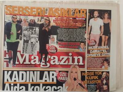 Haber Türk Gazetesi Magazin Eki 29 Ekim 2012 - Kadınlar Ajda Kokacak ...GZ28168 - 1