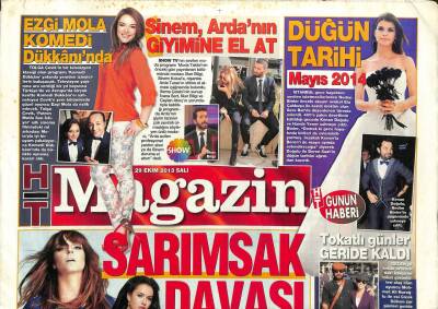 Haber Türk Gazetesi Magazin Eki 29 Ekim 2013 - Ezgi Mola Komedi Dükkanında GZ107757 - 1