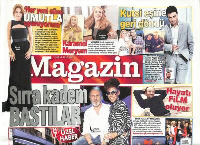 Haber Türk Gazetesi Magazin Eki 3 Şubat 2015 - Barış Manço Anıldı - Kutsi Eşine Geri Döndü GZ113260 - 1