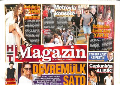 Haber Türk Gazetesi Magazin Eki 30 Ağustos 2013 - Hülya Koçyiğit Menderesin İdam Görüntüsünü Arıyor GZ107005 - 1
