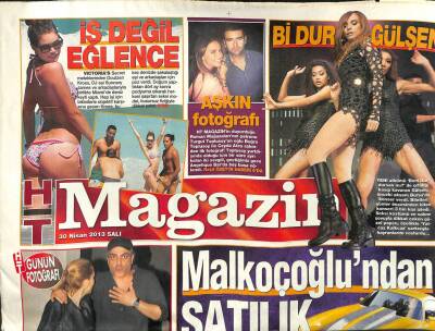 Haber Türk Gazetesi Magazin Eki 30 Nisan 2013 - Malkaçoğlundan Satılık 450 Beygir, Meryeme Candan Tebrik GZ107651 - 1