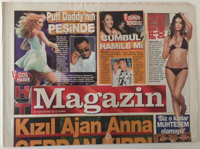 Haber Türk Gazetesi Magazin Eki 31 Ağustos 2012 - Hadise Puff Daddynin Peşinde , Meltem Cumbul Hamile Mi ? GZ28163 - 1