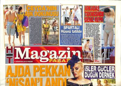 Haber Türk Gazetesi Magazin Eki 4 Ağustos 2013 - Ajda Pekkan Nişanlandı GZ107758 - 1