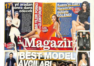 Haber Türk Gazetesi Magazin Eki 4 Aralık 2012 - Best Model Avcıları GZ107438 - 1