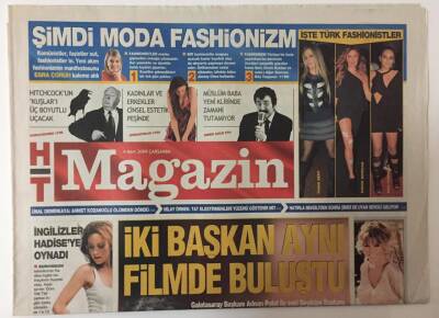 Haber Türk Gazetesi Magazin Eki 4 Mart 2009 - Müslüm Babanın İlk Klibi Tutamıyorum Zamanı Şarkısına Çekildi Kendine Has Yorumuyla Seslendirdi GZ26373 - 1