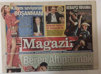 Haber Türk Gazetesi Magazin Eki 5 Haziran 2010 - Beren Saat Altıparmak Mı ? , Kebapçı Rıhanna GZ26376 - 1