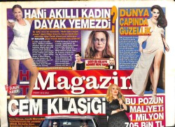 Haber Türk Gazetesi Magazin Eki 5 Mart 2013 - Hani Akıllı Kadın Dayak Yemezdi * Hülya Avşar GZ100939 - 1