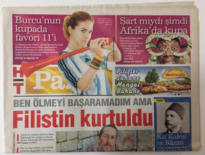 Haber Türk Gazetesi Magazin Eki 6 Haziran 2010 - Gazze Yardım Götüren Mavi Marmaranın Oyuncu Yolcusu Sinan Albayrak İlk Röportajını HT Magazine Verdi GZ26379 - 1