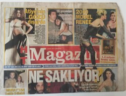 Haber Türk Gazetesi Magazin Eki 6 Mart 2010 - Atiyenin Gözü Dışarda - GZ43904 - 2