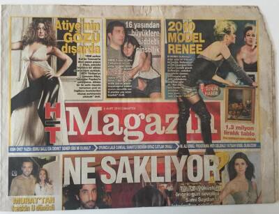 Haber Türk Gazetesi Magazin Eki 6 Mart 2010 - Atiyenin Gözü Dışarda - GZ43904 - 2