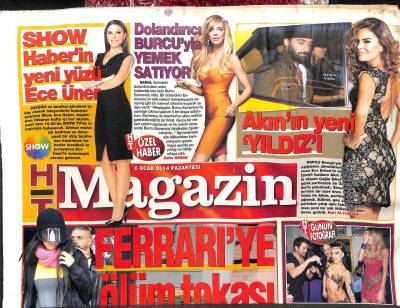 Haber Türk Gazetesi Magazin Eki 6 Ocak 2014 - Angelina Jolie Brad Pitte Şelale Satın Aldı GZ107004 - 1