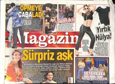 Haber Türk Gazetesi Magazin Eki 7 Kasım 2014 - Sıla Kepenk İndirdi - Binbir Surat Farah GZ125398 - 1