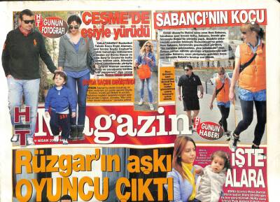 Haber Türk Gazetesi Magazin Eki 9 Nisan 2013 - Ebru Gündeşin Kızı Kucağından İnmedi GZ107761 - 1