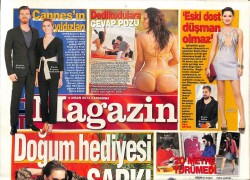 Haber Türk Gazetesi Magazin Eki 9 Nisan 2014 - Muazzez Ersoy Torunuyla Alışveriş Yaptı GZ100298 - 1