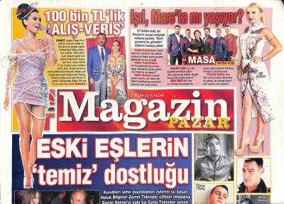 Haber Türk Gazetesi Magazin Pazar Eki 26 Nisan 2015 - Demet Akbağ Eşimle Birbirimizi Cezbediyoruz GZ119579 - 1