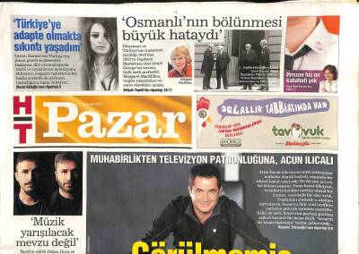 Haber Türk Gazetesi Pazar Eki 1 Aralık 2013 - Muhabirlikten Televizyon Patronculuğuna , Acun Ilıcalı GZ116509 - 1