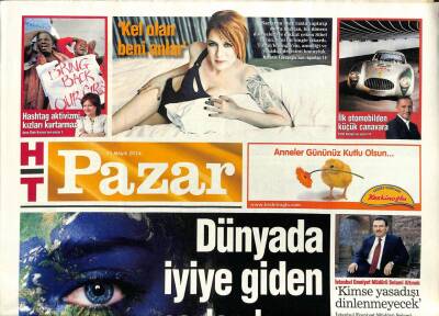 Haber Türk Gazetesi Pazar Eki 11 Mayıs 2014 - Sibel Tüzün Kel Olan Beni Anlar Dedi GZ107427 - 1