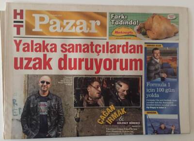 Haber Türk Gazetesi Pazar Eki 14 Kasım 2010 - Çağan Irmak İle Röportaj Yalaka Sanatçılardan Uzak Duruyorum GZ28201 - 1