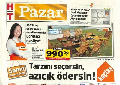 Haber Türk Gazetesi Pazar Eki 15 Nisan 2012 - Ahmet Ümit Fatih Sultan Mehmedin Cesedi Bir Köşede Bırakıldı GZ116853 - 1