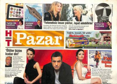 Haber Türk Gazetesi Pazar Eki 17 Mart 2013 - Yunanistanda Osmanlı Eserlere Kamuflaj - İstanbul Voleybolun Mekkesi Gibi GZ105904 - 1