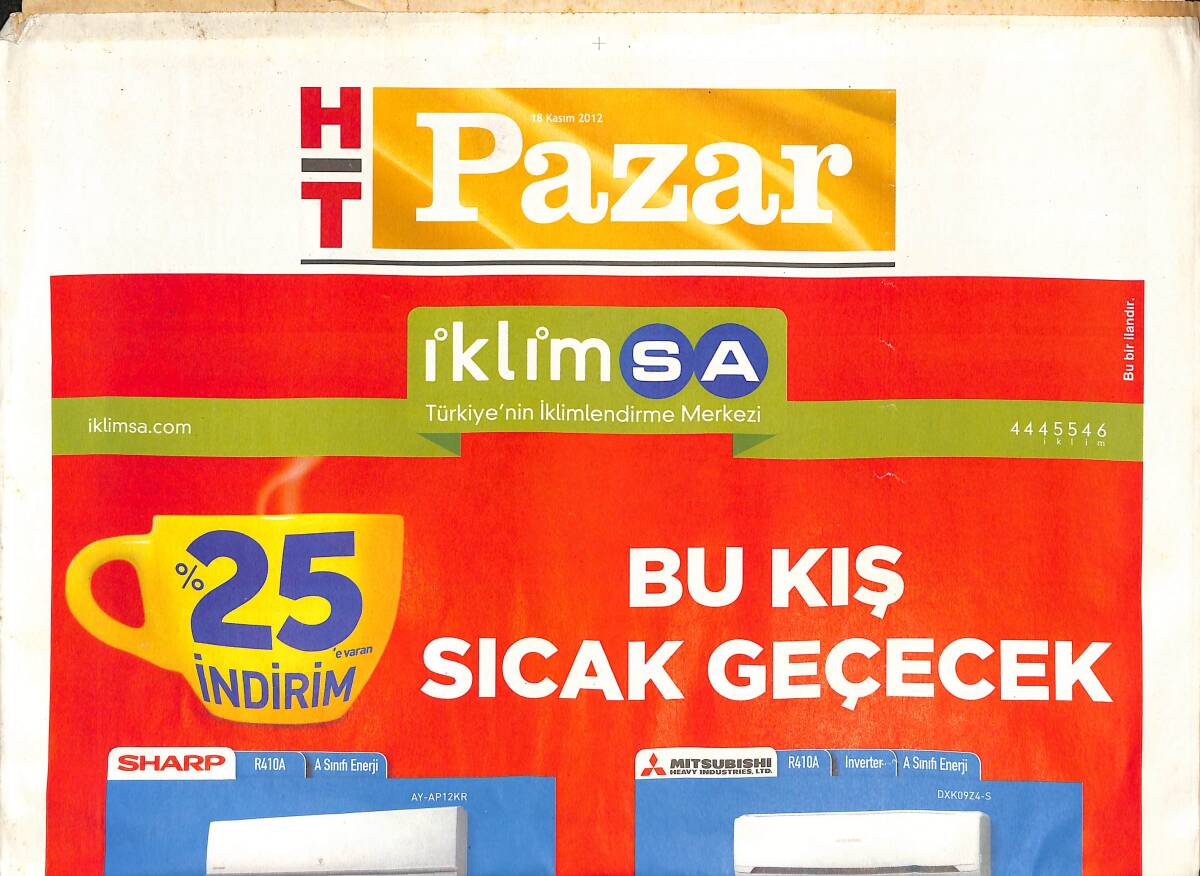 Haber Türk Gazetesi Pazar Eki 18 Kasım 2012 - Fatih Terim Türk Futbolunun Atatürk'ü GZ134875 - 1