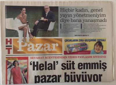 Haber Türk Gazetesi Pazar Eki 19 Eylül 2010 - Helal Süt Emmiş Pazar Büyüyor GZ28193 - 1