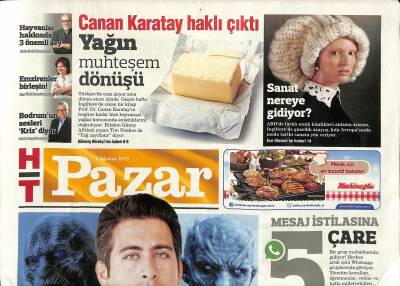Haber Türk Gazetesi Pazar Eki 2 Ağustos 2015 - Canan Karatay Haklı Çıktı , Yağın Muhteşem Dönüşü GZ116977 - 1