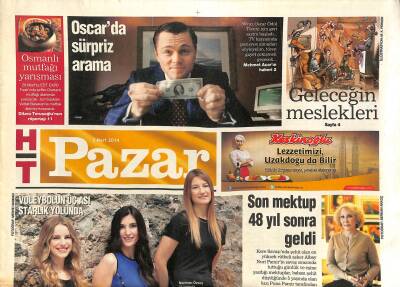 Haber Türk Gazetesi Pazar Eki 2 Mart 2014 - Murat Öncel Yeniden Evlenmeyi Düşünebilirim GZ116518 - 1