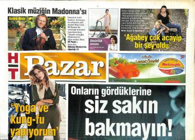 Haber Türk Gazetesi Pazar Eki 22 Eylül 2013 - Klasik Müziğin Madonnası Andre Rieu GZ113178 - 1