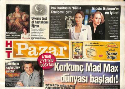 Haber Türk Gazetesi Pazar Eki 22 Haziran 2014 - Sinan Akçılla Hayırlı Bir Günde , Toplu Sünnet Töreninde Buluştuk GZ105865 - 1