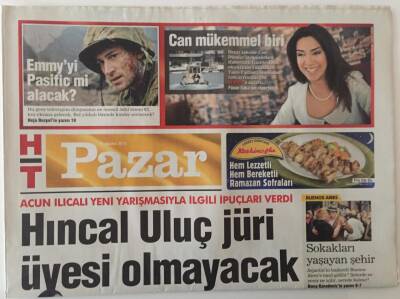 Haber Türk Gazetesi Pazar Eki 29 Ağustos 2010 - Acun Ilıcalı İle Röportaj Yeni Yarışmasıyla İlgili İpuçları Verdi GZ28191 - 1