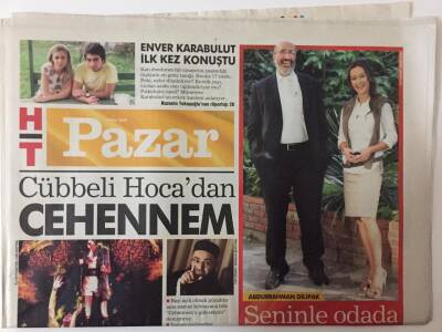 Haber Türk Gazetesi Pazar Eki 4 Ekim 2009 - Cübbeli Hocadan Cehennem Röportaj GZ26401 - 1