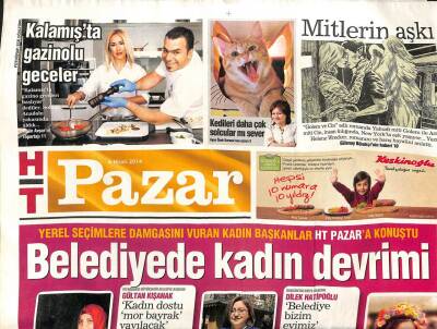 Haber Türk Gazetesi Pazar Eki 6 Nisan 2014 - Kalamışta Gazinolu Geceler GZ98980 - 1