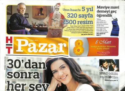 Haber Türk Gazetesi Pazar Eki 8 Mart 2015 - Uzun İhsanla 5 Yıl 320 Sayfa 2500 Resim GZ113285 - 1