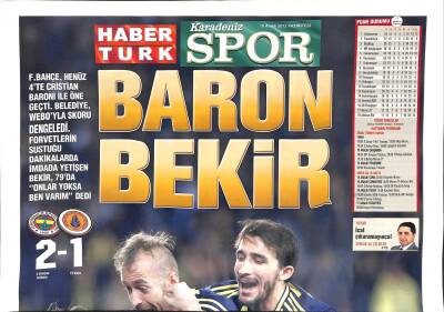 Haber Türk Gazetesi Spor Eki 10 Aralık 2012 - Rizede Korukır Devri Kapandı GZ116755 - 1