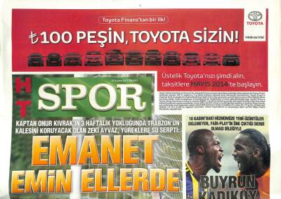 Haber Türk Gazetesi Spor Eki 10 Kasım 2013 - Giresunsporda Tek Hedef 3 Puan GZ100527 - 1